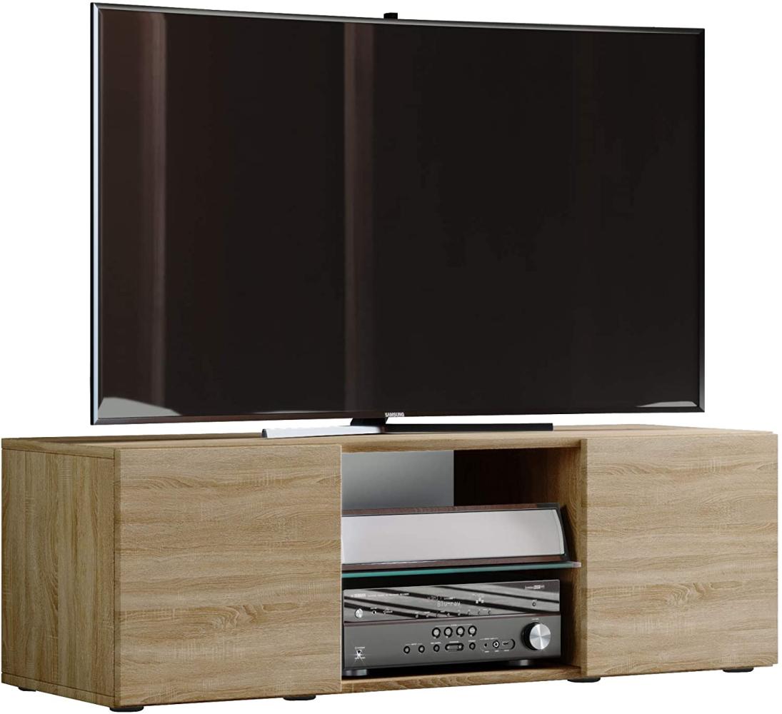 VCM Lowboard Lowina 115 Sonoma-Eiche Bild 1