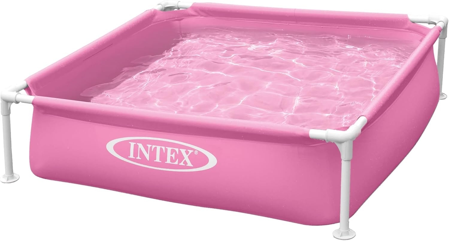 Intex Pool Frane Pool Mini pink 122 x 122 x 30 cm 342 Liter ab 2 Jahren 57172NP Bild 1