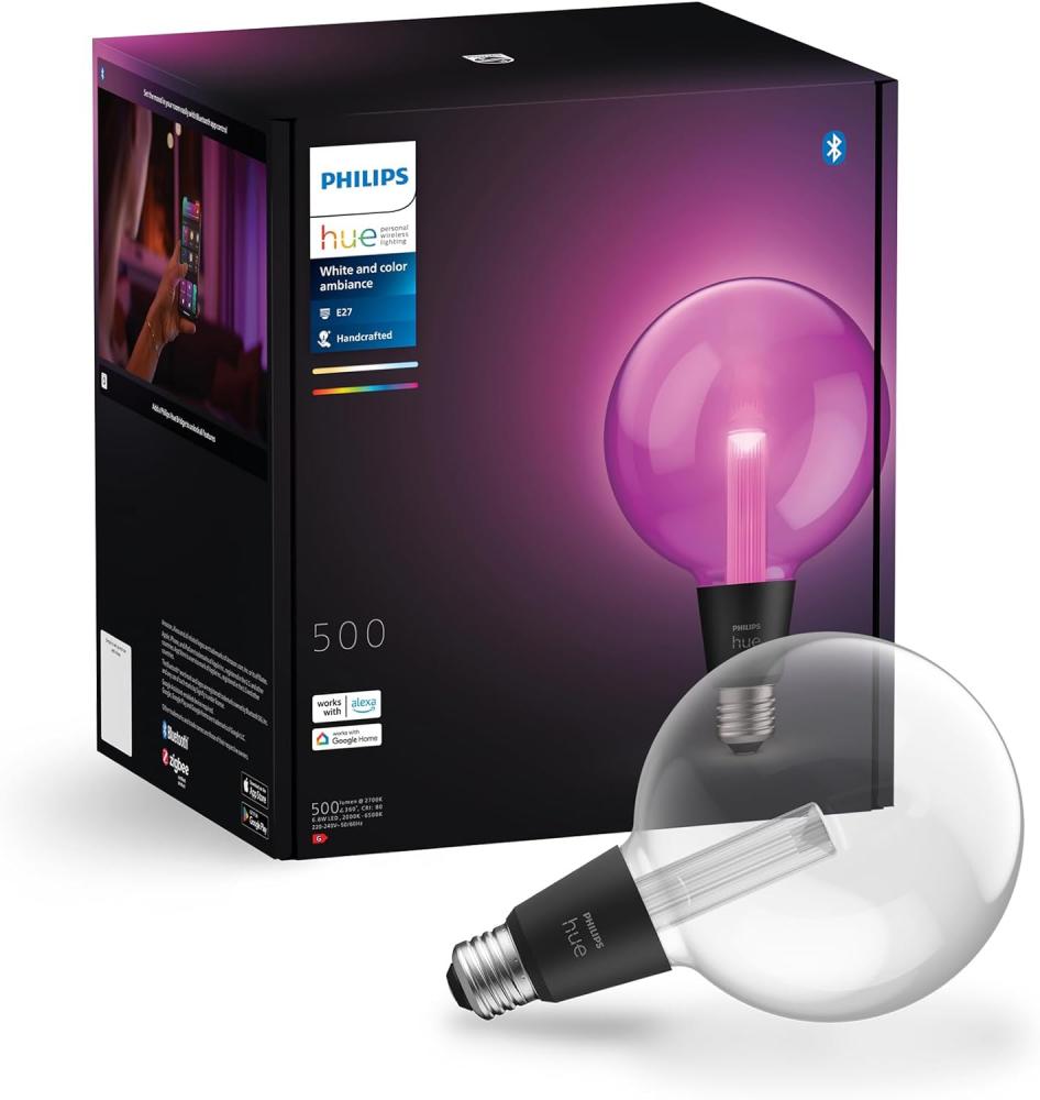 Philips Hue White & Col. Amb. Lightguide Giant Globe G125 E27 Bild 1