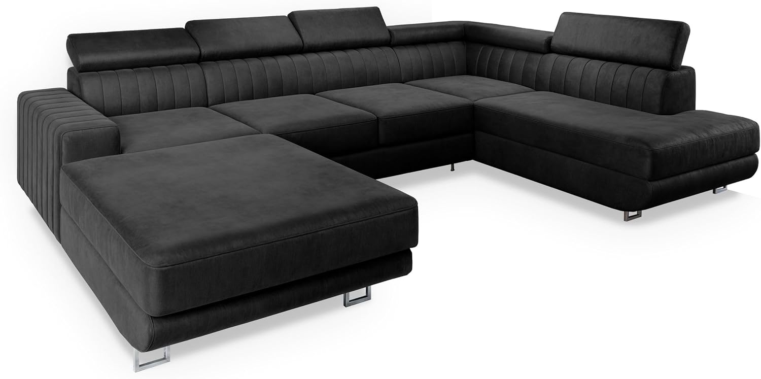 Masseno Ecksofa SIENA mit Schlaffunktion U-Form, Sofa mit Bettkasten Bild 1
