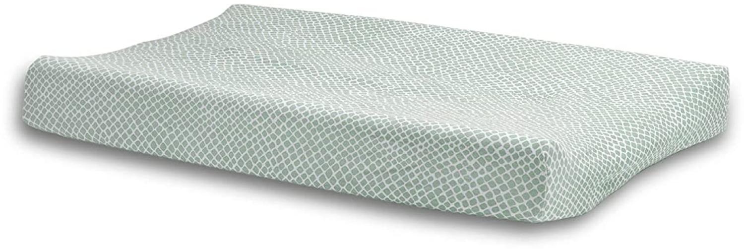 Jollein Jollein - Cover for changing mat JERSEY 50 x 70 cm Snake ASH GREEN Bild 1