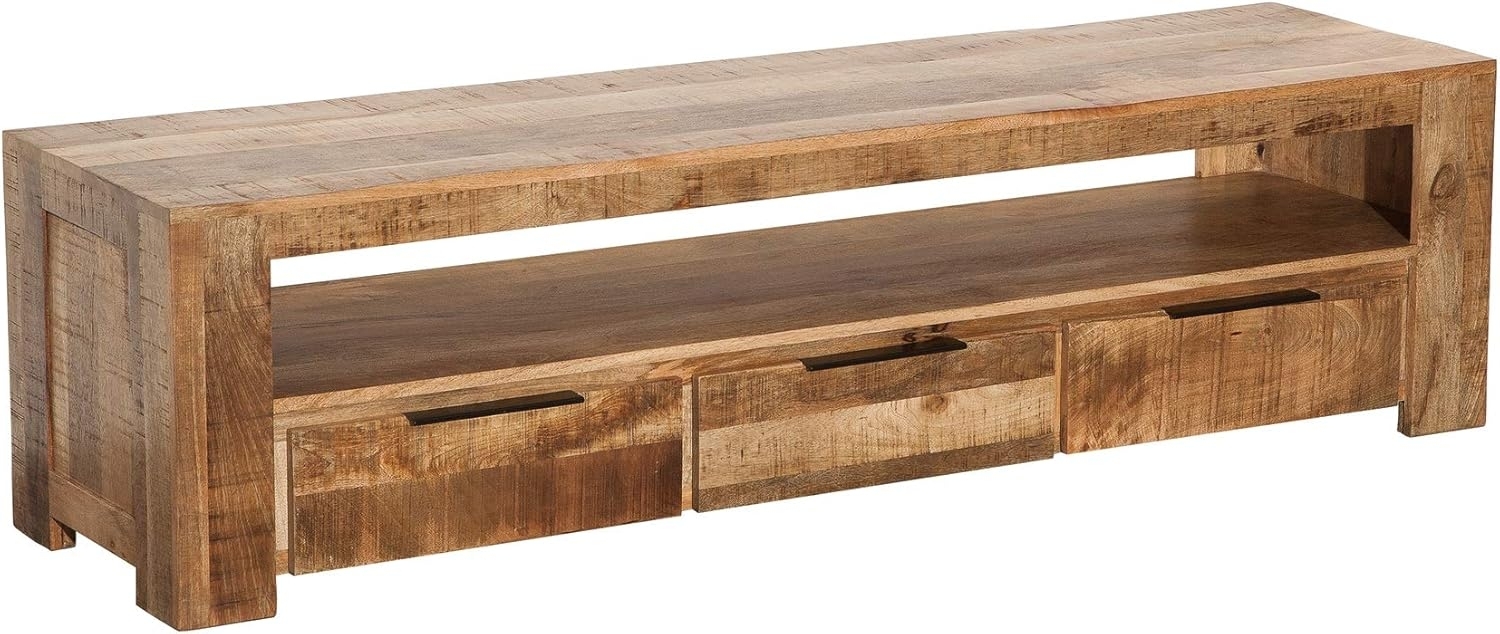 riess-ambiente Lowboard IRON CRAFT 170cm natur, Massivholz · TV-Board · 3 Schubladen · Mangoholz · Wohnzimmer Bild 1