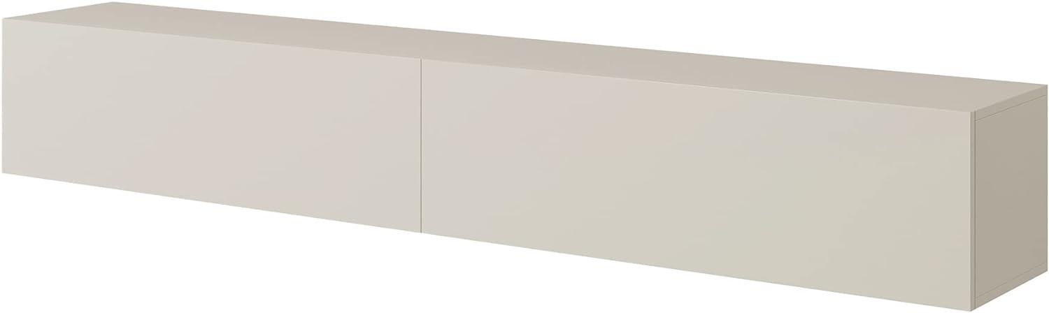 Selsey BISIRA TV-Element, Melamine, Graubeige, 200 cm Bild 1