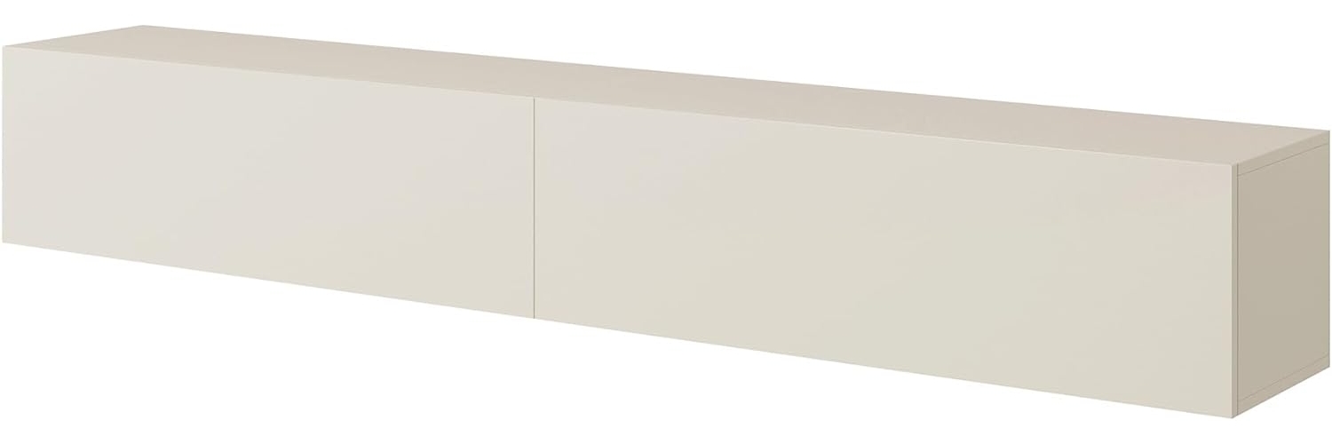 Selsey BISIRA TV-Element, Melamine, Graubeige, 200 cm Bild 1