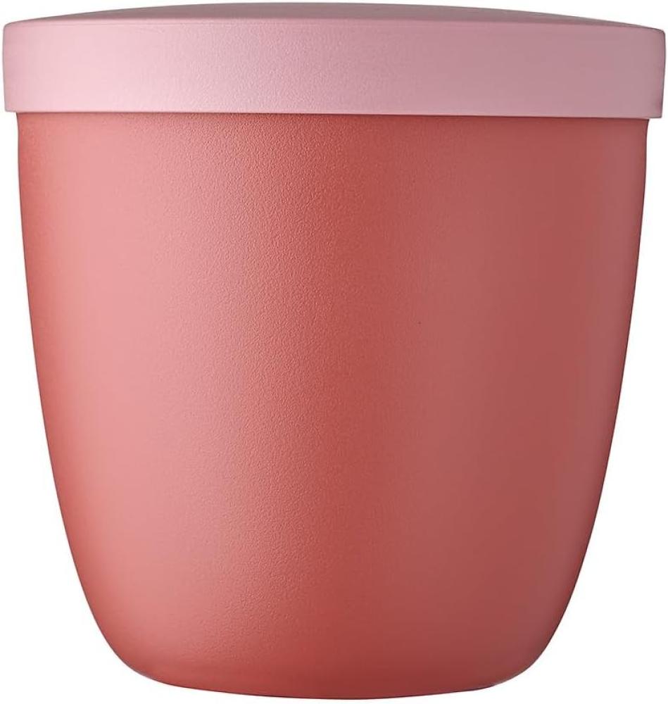 Mepal - Snackpot Ellipse - Praktischer Behälter zur Aufbewahrung & für Transport von Lebensmittel - Tiefkühltauglich - Spülmachinenfest - 500 ml - Vivid mauve Bild 1