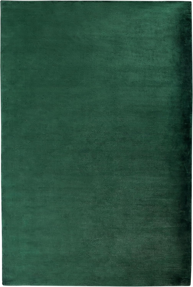 Teppich Viskose dunkelgrün 200 x 300 cm Kurzflor GESI II Bild 1