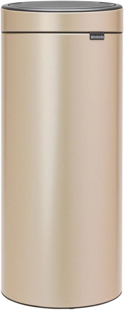 Brabantia Touch bin New, Abfalleimer, Mülleimer, Stahl, Metallic Gold, 30 L, 304507 Bild 1