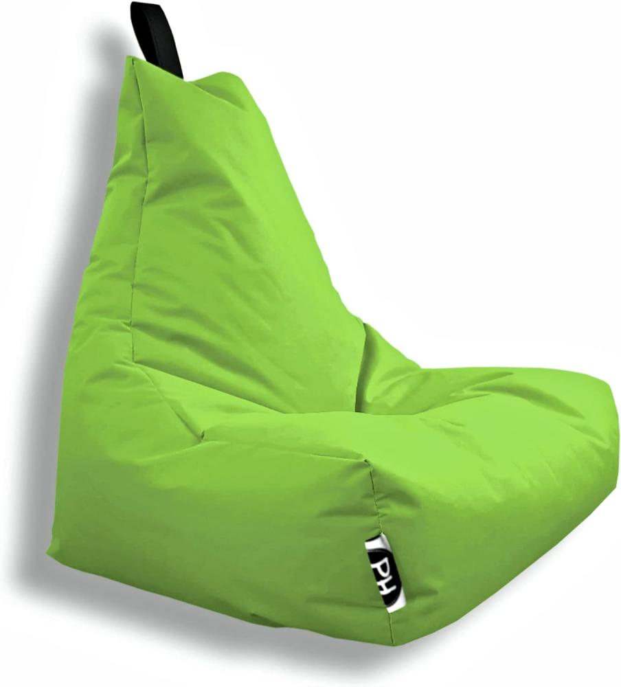 Patchhome Lounge Sessel XXL Gamer Sessel Sitzsack Sessel Sitzkissen In & Outdoor geeignet fertig befüllt | XXL - Kiwi - in 2 Größen und 25 Farben Bild 1