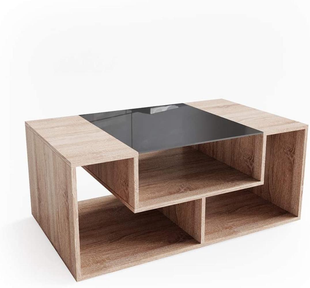 VICCO Couchtisch Gabriel Sonoma Eiche 100cm Sofatisch Kaffeetisch Beistelltisch Bild 1