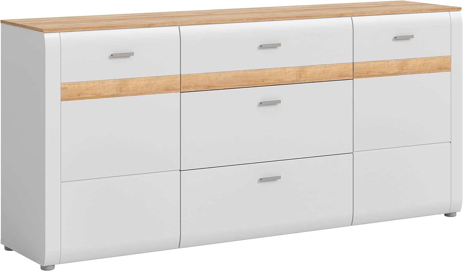 Sideboard Ashton - Ashgrey / Rivera Eiche Bild 1