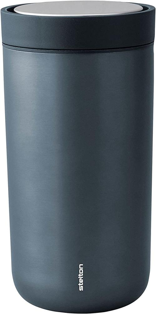 Stelton To Go Click Becher 0,2 l Dark Blue/Metallic Trinkbecher Bild 1