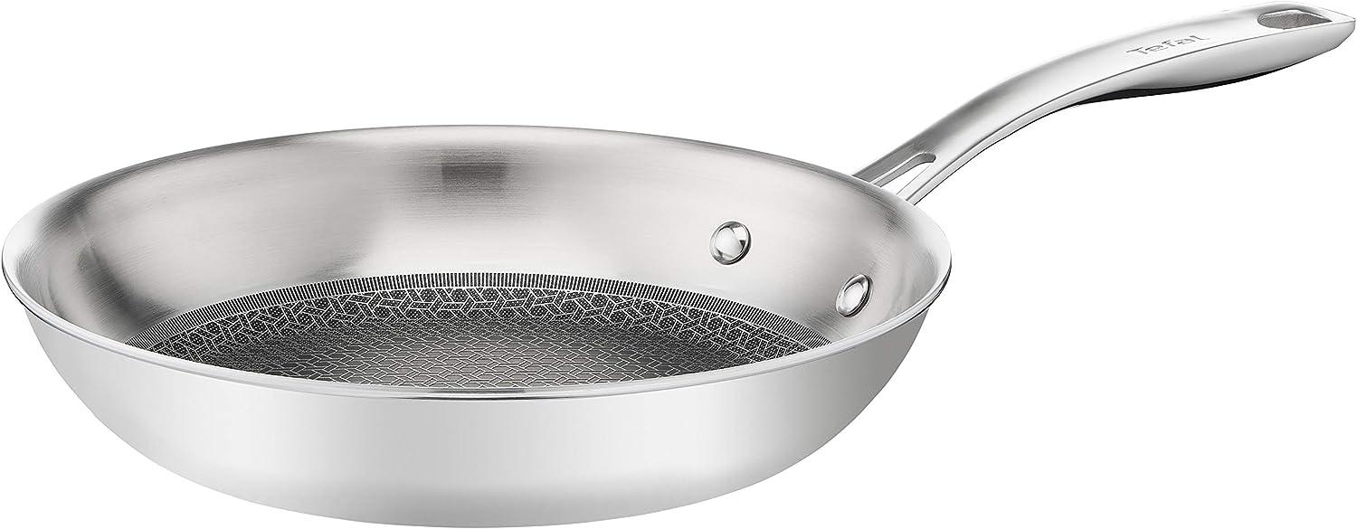 Tefal 'Eternal Mesh' Pfanne, Edelstahl silber, Ø 24 cm Bild 1