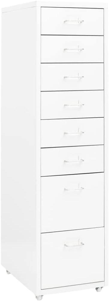 vidaXL Aktenschrank mit Rollen Anthrazit 28x41x69 cm Metall [335915] Bild 1