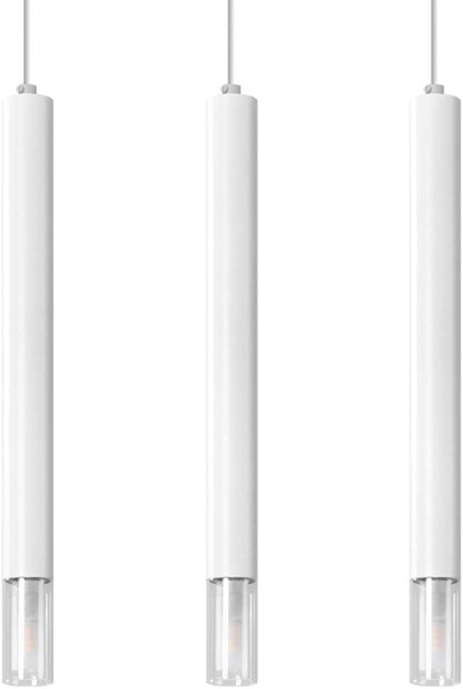 SOLLUX SL. 0959 Pendelleuchte WEZYR 3 weiß L: 60, B: 450, H: 1200, G9/40W, dimmbar Bild 1