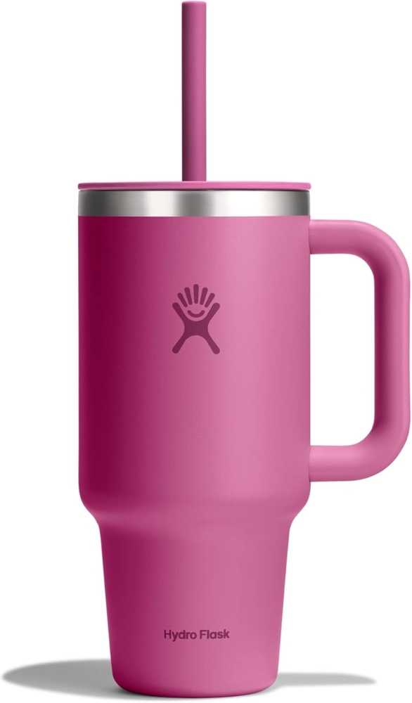 Hydro Flask Thermobecher All Around Travel Tumbler in den Größen 24 oz/ 32 oz / 40 oz, Edelstahl, Thermo Cup mit Strohhalm Bild 1