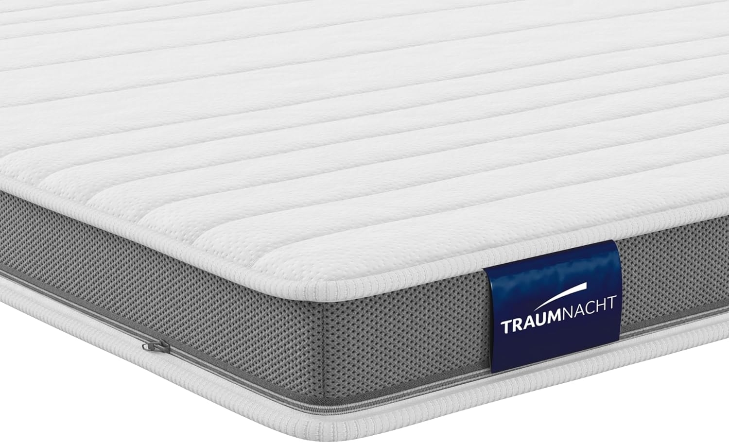 Traumnacht Exklusiv Visco / Kaltschaum Duo Topper mit Visco- und Kaltschaum Seite, einfach wenden, 90x200 cm, weiß, Öko-Tex zertifiziert, produziert nach deutschem Qualitätsstandard Bild 1