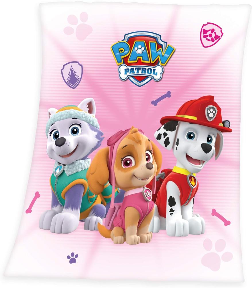 Paw Patrol Soft-Peach-Decke 130/160 cm Bild 1