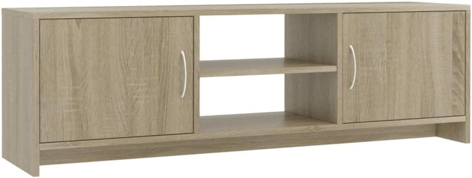 vidaXL TV-Schrank Sonoma-Eiche 120 x 30 x 37,5 cm Spanplatte Bild 1