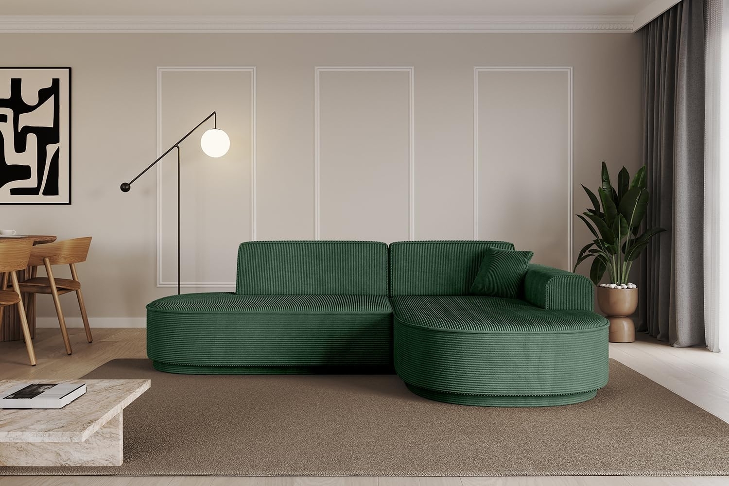 ALTDECOR Ecksofa MARI-L1, Sofa Praktische Bequeme Funktionsecke Couch L-Form Eckcouch, Corner Sofa U-Form Vielseitige Sofa Wohnlandschaft Wohnzimmer Bild 1