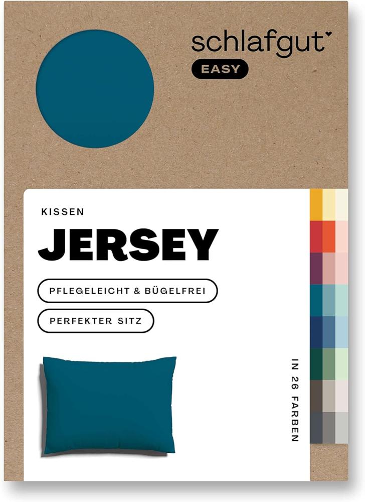 Schlafgut Kissenbezug EASY Jersey, (1 Stück), Kissenhülle mit Reißverschluss, weich und saugfähig, Kissenbezug Bild 1