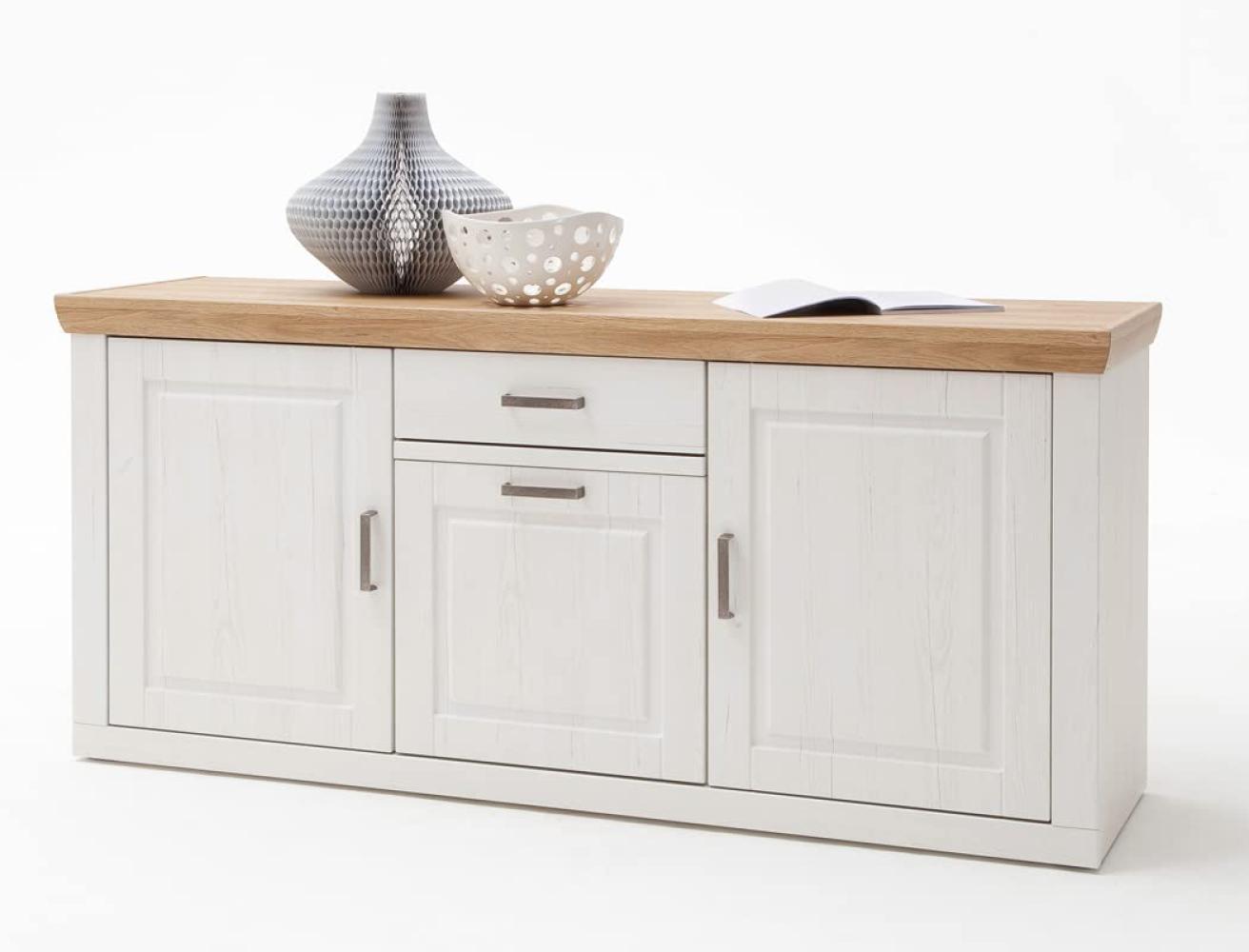 Sideboard Bruneck 1 Pinie weiss Nb 183x85x50 cm Kommode Wohnzimmer Bild 1