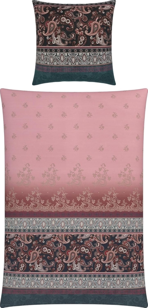 Erwin Müller Bettwäsche Bettwäsche, Mako-Satin, 2 teilig, Paisley Bild 1