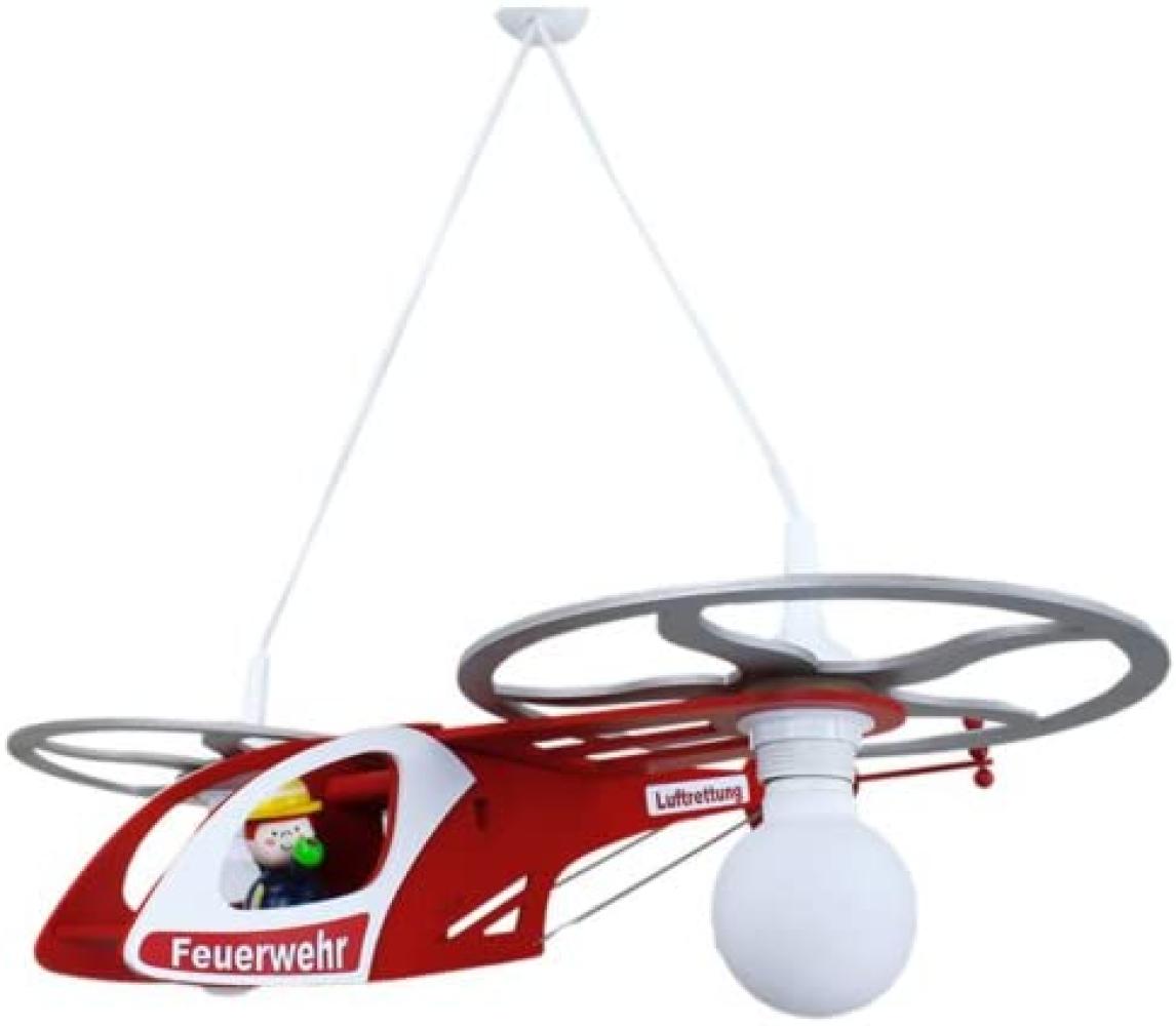 Feuerwehr Helikopter mit Feuerwehrmann Fred Bild 1