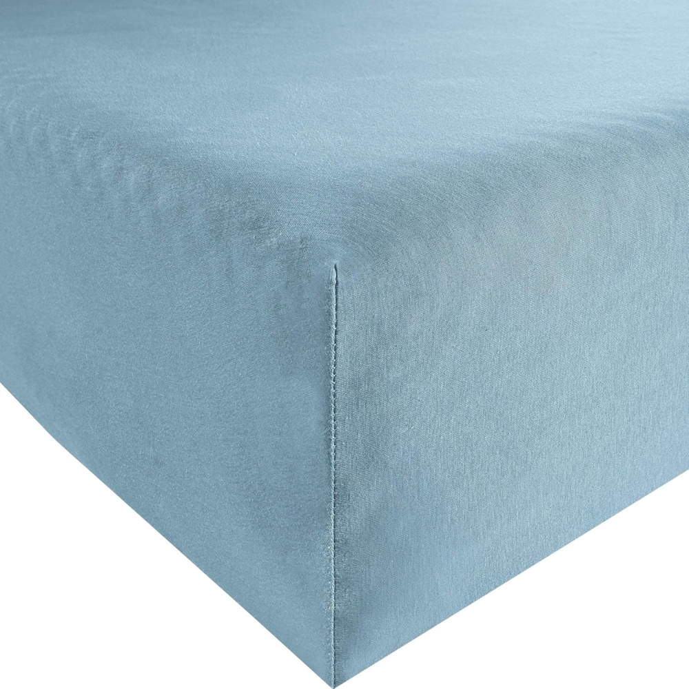 Formesse Bella-Donna Jersey Spannbettlaken|180x200 - 200x220 cm| hellblau Bild 1