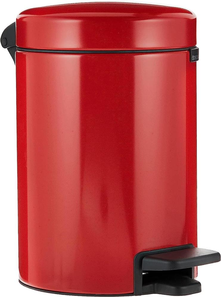 Brabantia 'NewIcon' Treteimer, Passion Red, 3 Liter Bild 1