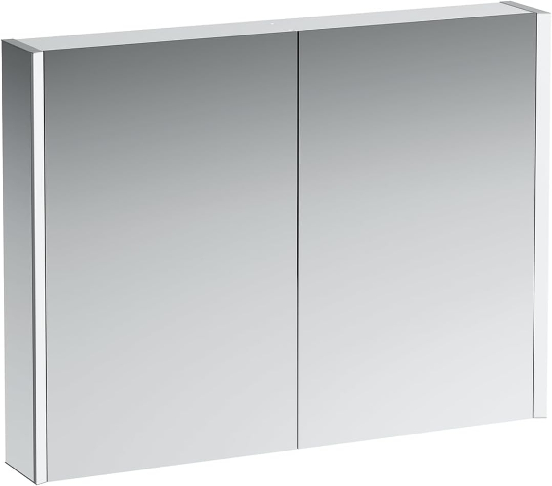 LAUFEN FRAME 25 Spiegelschrank, Beleuchtung senkrecht, Anschlag außen, 750x1000, Ambiente Licht, Ausführung: Seitenteile verspiegelt - H4086539001441 Bild 1