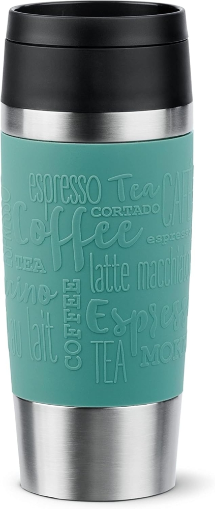 EMSA Thermobecher Travel Mug Classic, Petrol, 0.36 l Bild 1