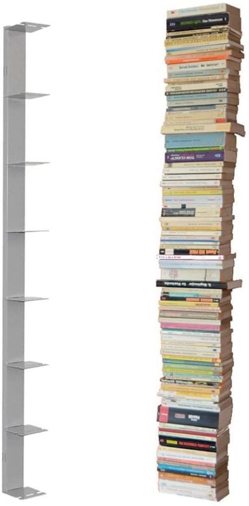 Radius 2-reihig Silber Wand Bücherregal gross Booksbaum 1 Bild 1