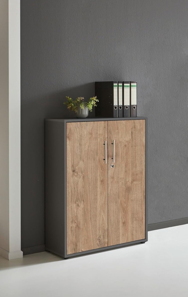 BMG Möbel Aktenschrank Office Edition 3 OH, abschließbar, Hochglanz lackiert oder matt Bild 1