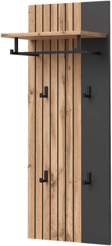 Wandgarderobe Amber Eiche Wotan 43 x 110 cm Vicco Bild 1