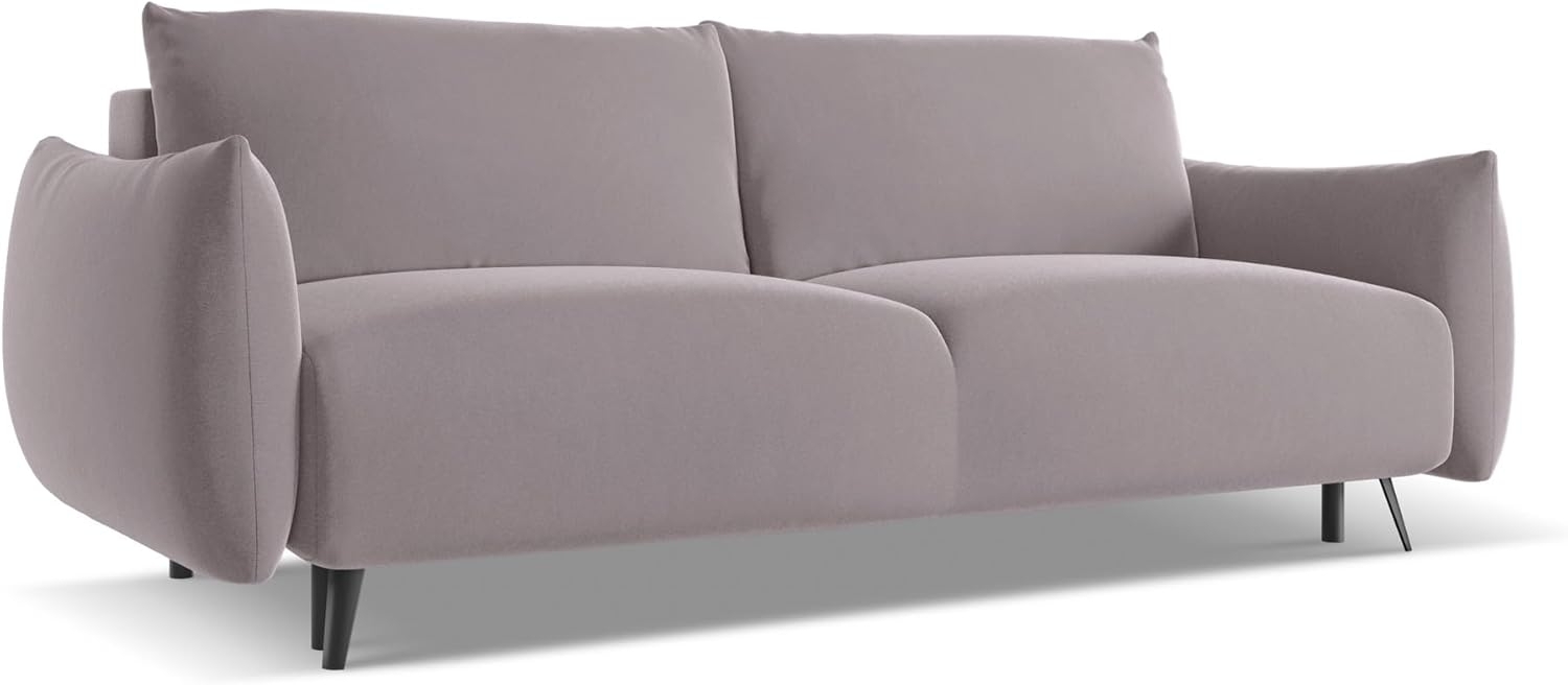 3-Sitzer Sofa mit Schlaffunktion Malie in Samtstoff Bild 1
