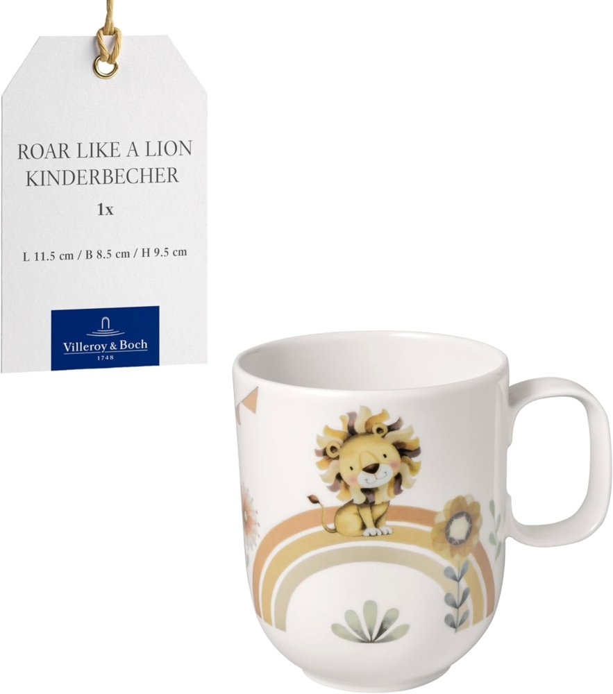 Villeroy & Boch Roar Like a Lion Kinder-Becher mit Henkel groß Bild 1