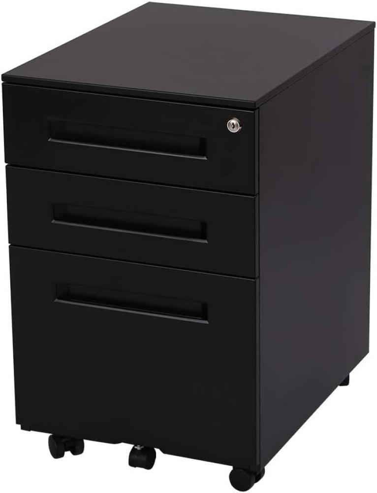 Flexispot Schrank, Legierter Stahl, Schwarz, 50 cm Bild 1