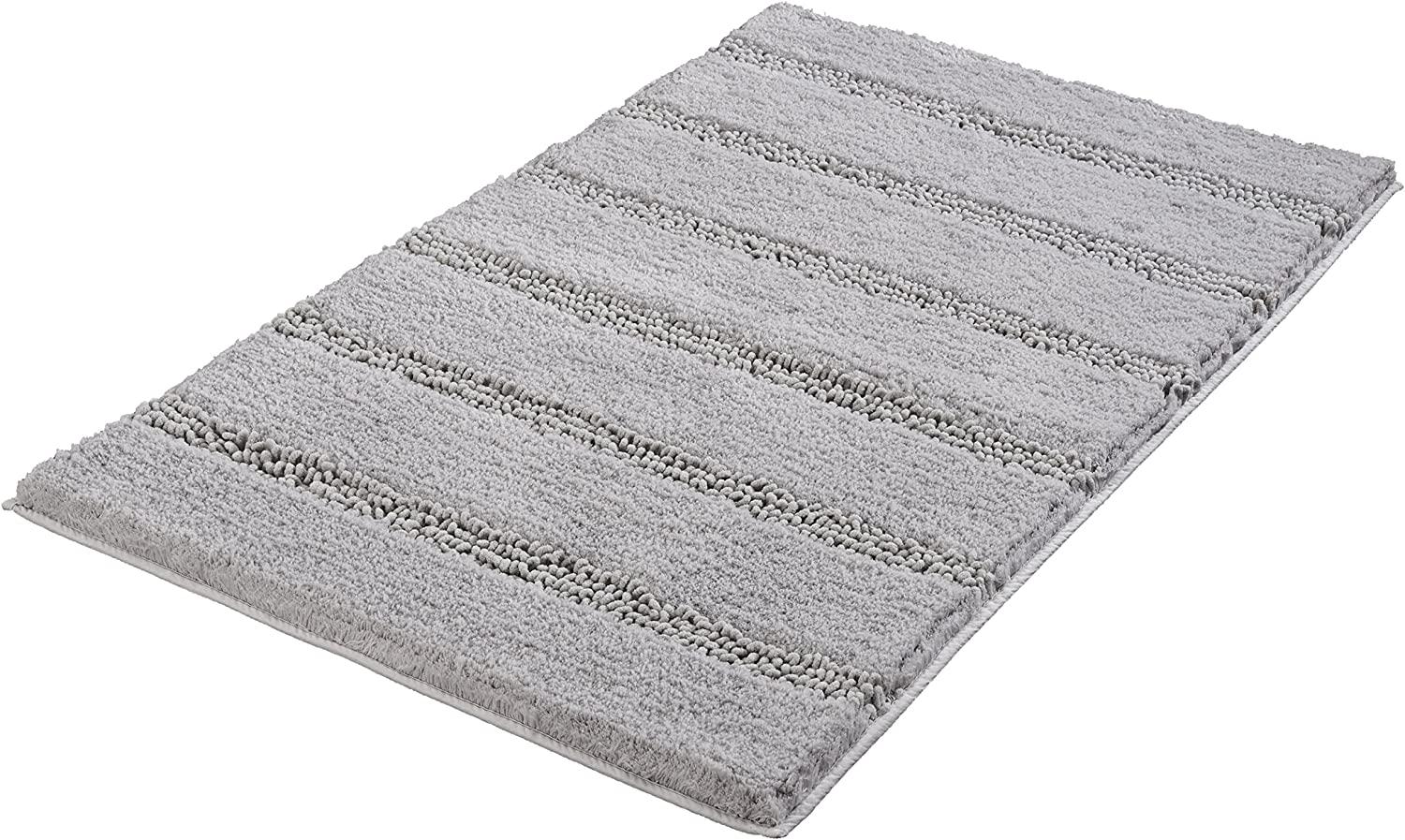 Kleine Wolke Badematte Monrovia 60 x 100 cm Grau (Farbe: Grau) Bild 1