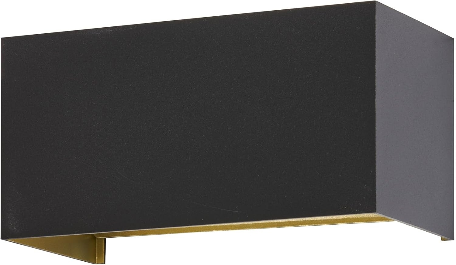 Fischer & Honsel 30519 LED Außenwandleuchte Wallo schwarz goldfarben IP44 3000K Bild 1