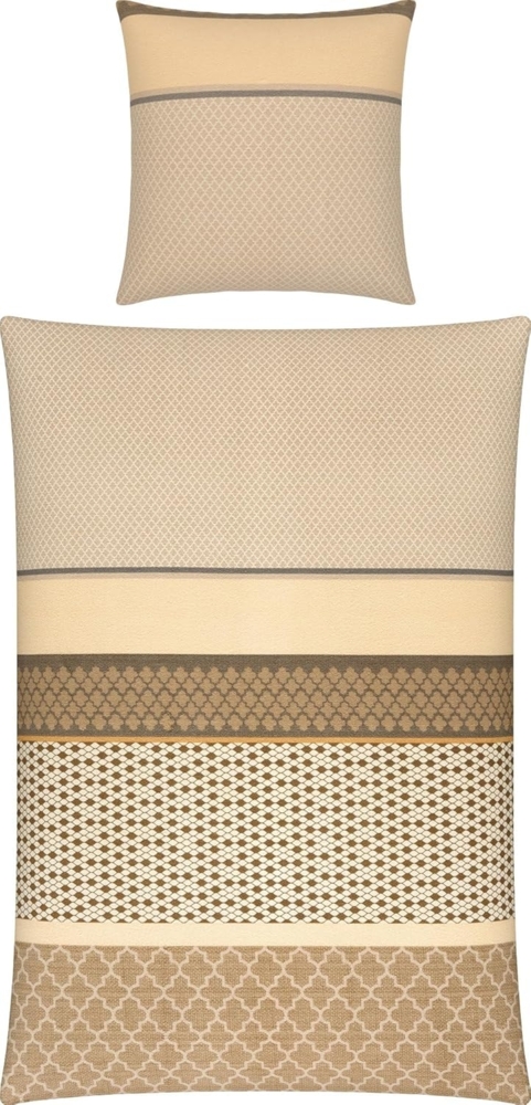 Erwin Müller Bettwäsche Bettwäsche, Biber, Streifen Bild 1