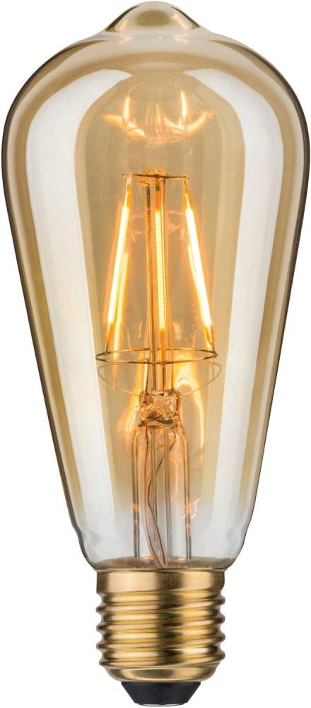 Paulmann 28407 LED Vintage Rustika 4W E27 Gold 1700K Bild 1