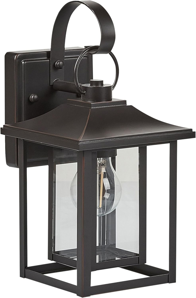 Außenwandleuchte ALMOND 34 cm Schwarz Bild 1