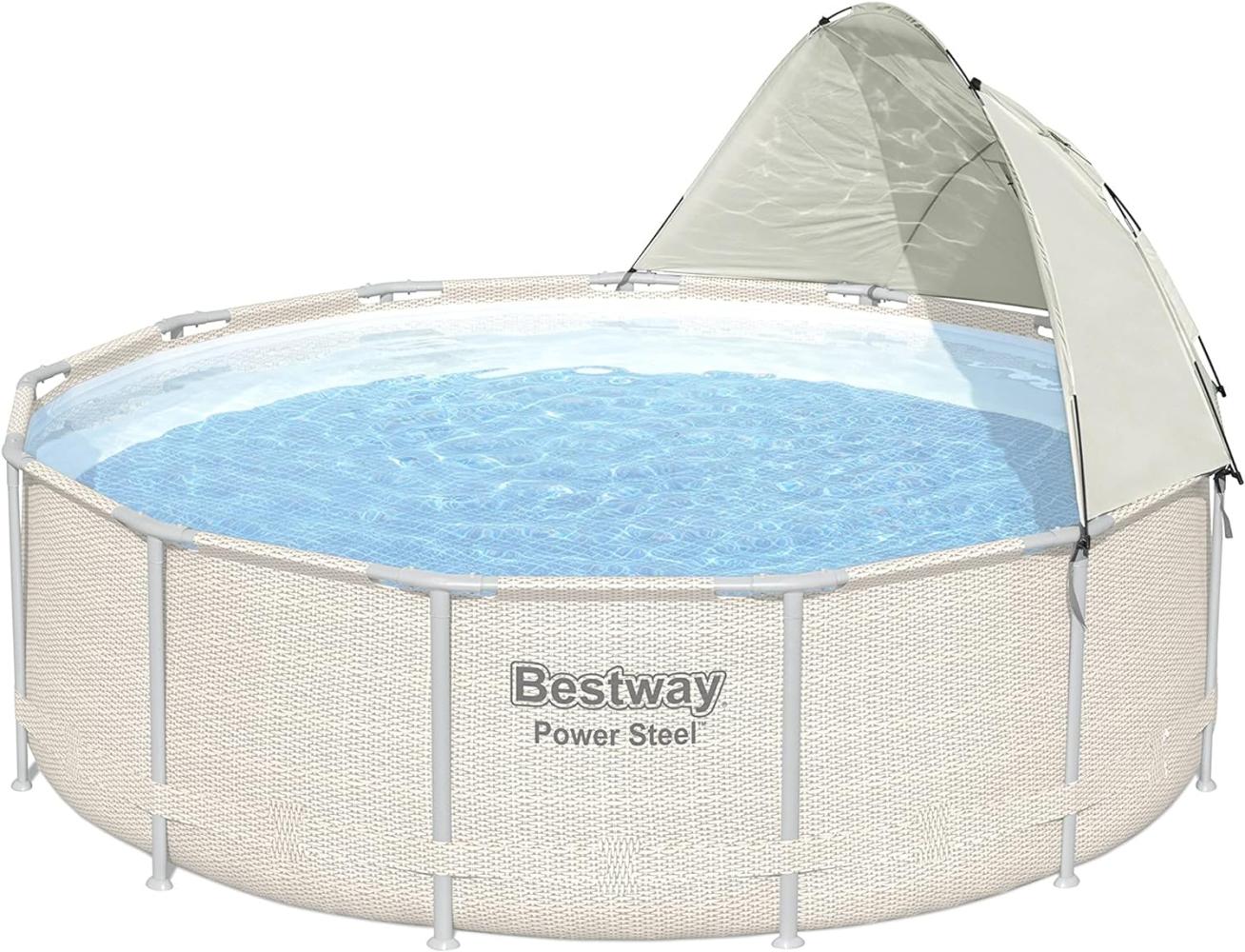 Bestway Sonnendach für Aufstellpools Weiß 93802 Bild 1