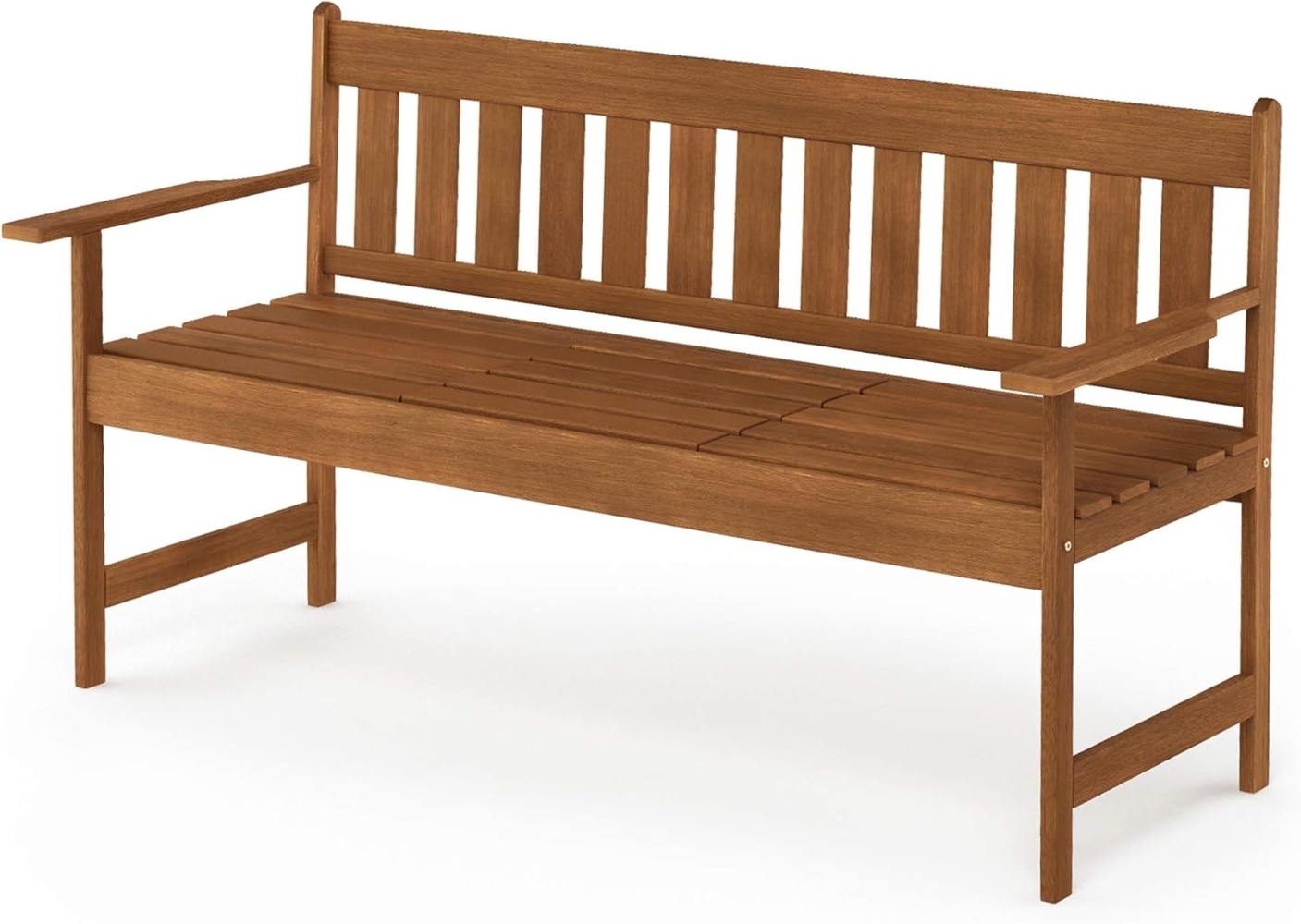 Furinno Tioman Outdoor Sitzbank, natur, 50.29 x 149.61 x 84.84 cm Bild 1