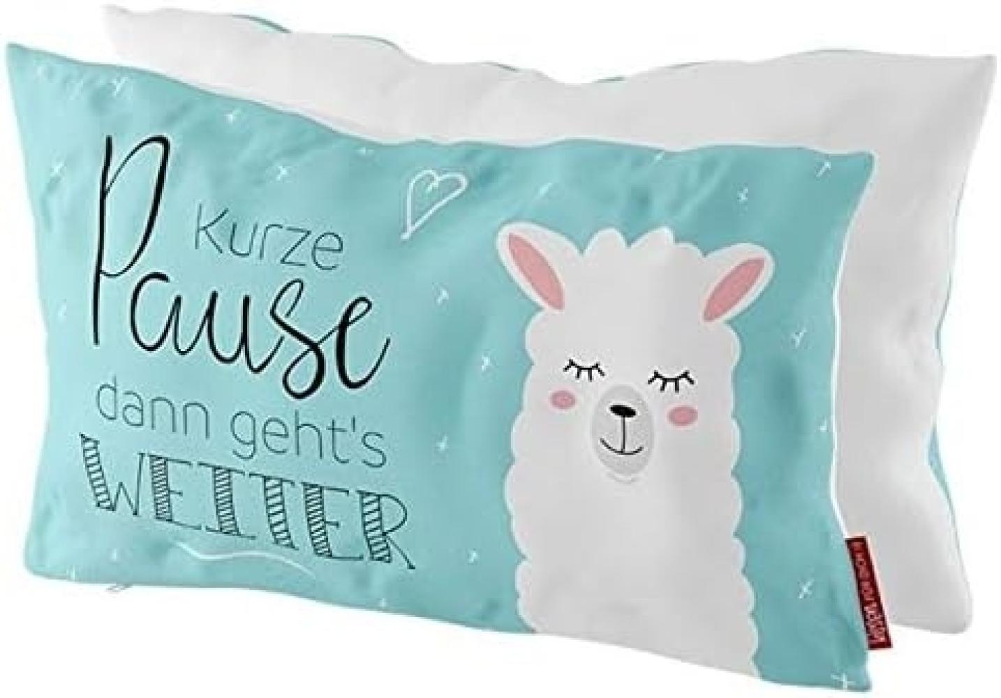 LA VIDA Kissen Kurze Pause 25 x 40 cm Bild 1