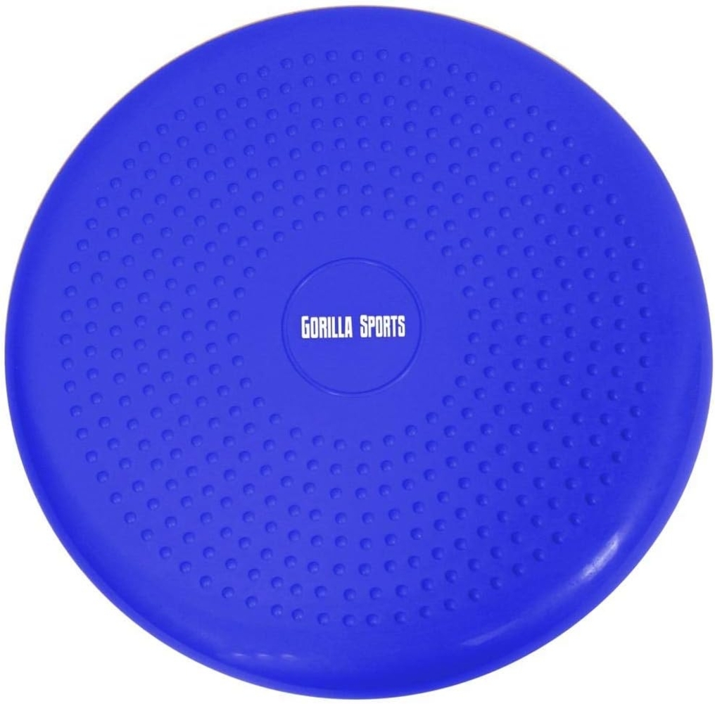 GORILLA SPORTS Balancekissen inkl. Pumpe, Anti-Burst, rutschfest, Noppen, Ballkissen, Balance Board Bild 1
