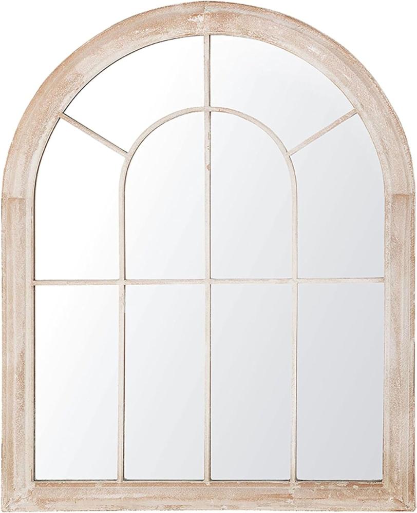 Wandspiegel beige Fensteroptik 69 x 88 cm EMBRY Bild 1