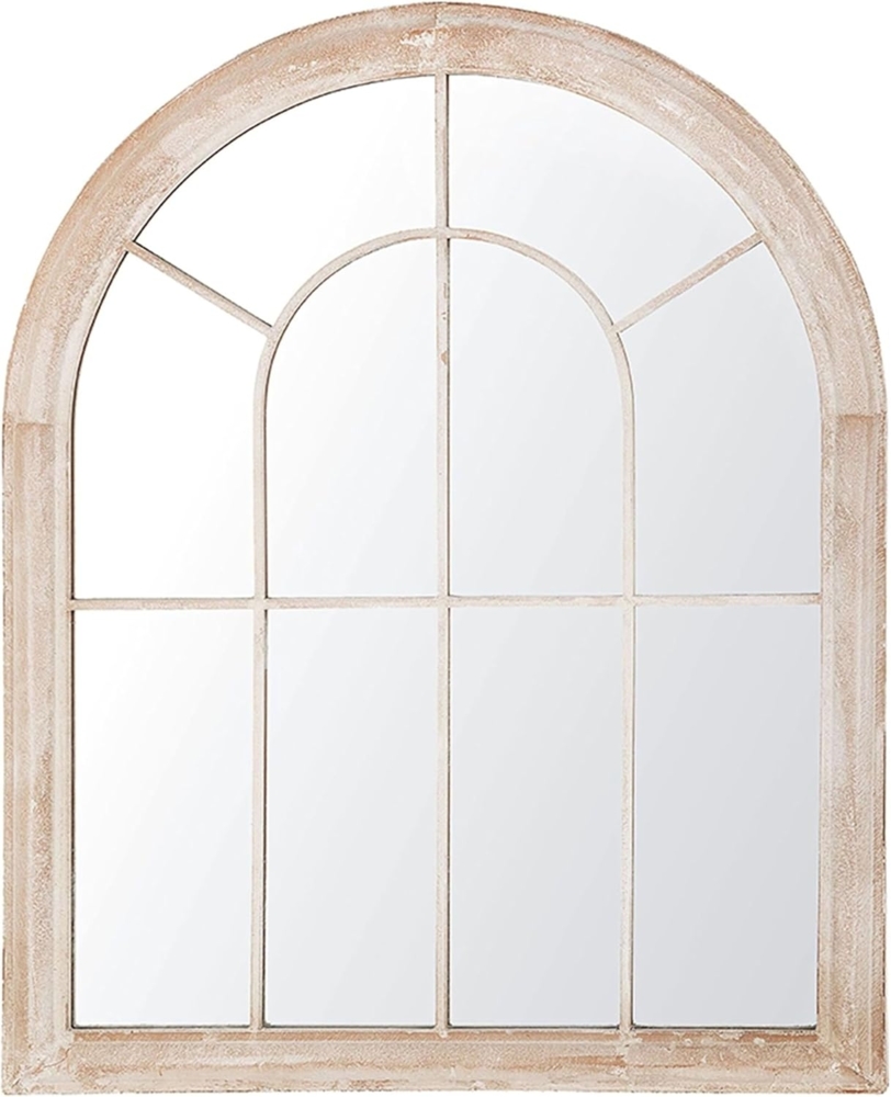 Wandspiegel beige Fensteroptik 69x88 cm EMBRY Bild 1