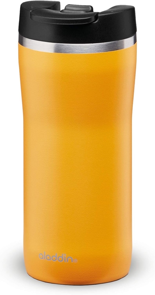 Aladdin 'Barista Mocca' Thermobecher, rostfreier Stahl, sun yellow, 350 ml Bild 1