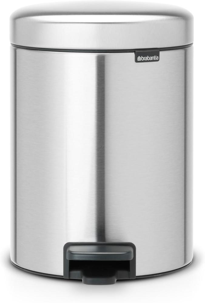 Brabantia Treteimer Newicon 5 L Matt Steel Fingerprint Proof Bild 1